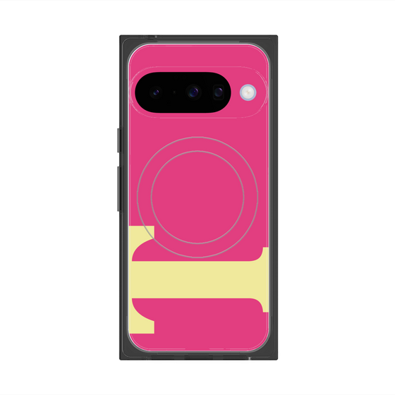 Premium Square Case with Pixelsnap［ Original - initial color - T pink ］