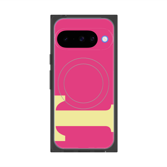 Premium Square Case with Pixelsnap［ Original - initial color - T pink ］