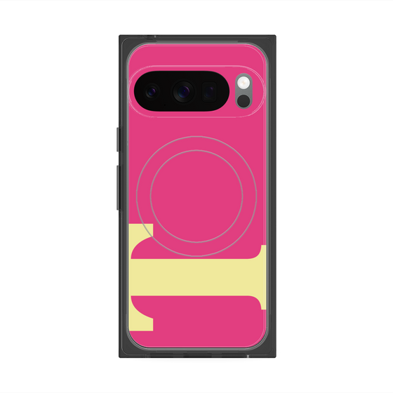 Premium Square Case with Pixelsnap［ Original - initial color - T pink ］