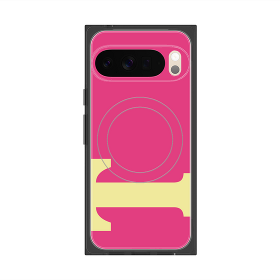 Premium Square Case with Pixelsnap［ Original - initial color - T pink ］