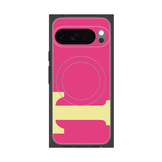 Premium Square Case with Pixelsnap［ Original - initial color - T pink ］