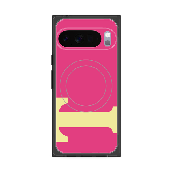 Premium Square Case with Pixelsnap［ Original - initial color - T pink ］