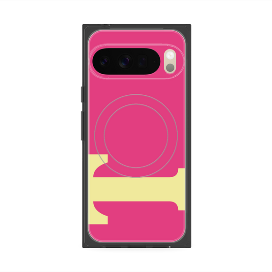Premium Square Case with Pixelsnap［ Original - initial color - T pink ］