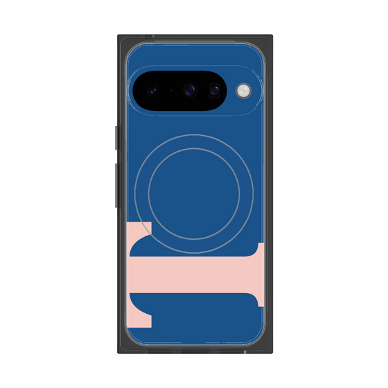 Premium Square Case with Pixelsnap［ Original - initial color - T navy ］