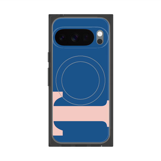 Premium Square Case with Pixelsnap［ Original - initial color - T navy ］