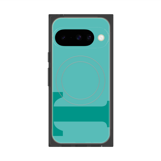 Premium Square Case with Pixelsnap［ Original - initial color - T light green ］