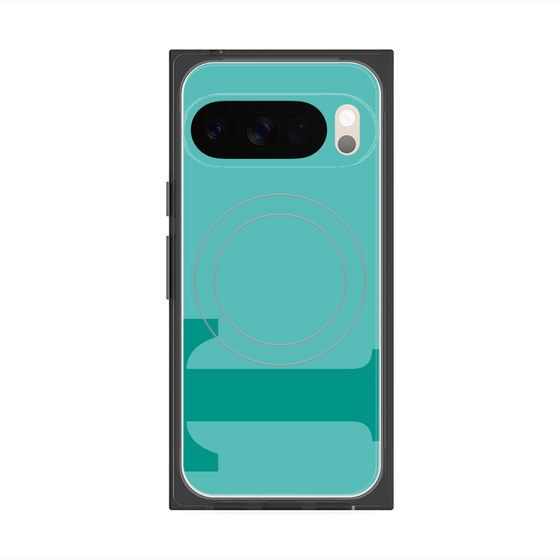 Premium Square Case with Pixelsnap［ Original - initial color - T light green ］
