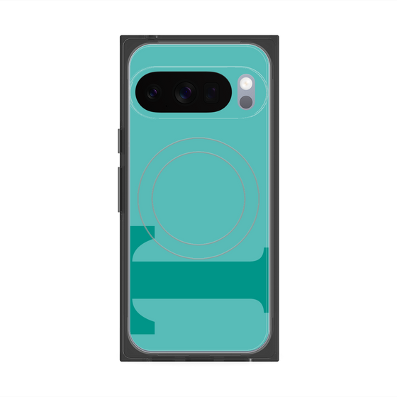 Premium Square Case with Pixelsnap［ Original - initial color - T light green ］