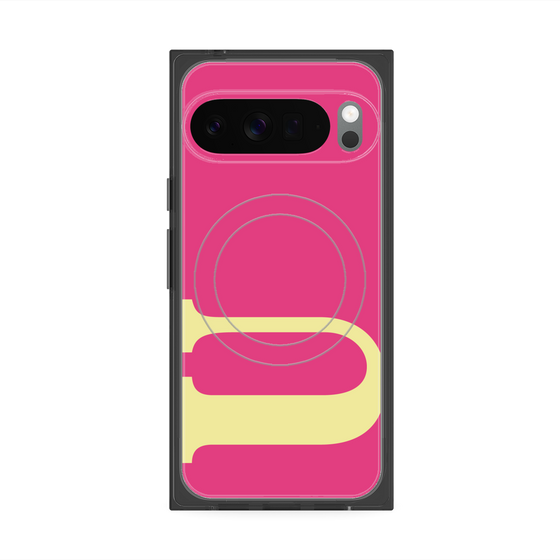 Premium Square Case with Pixelsnap［ Original - initial color - U pink ］