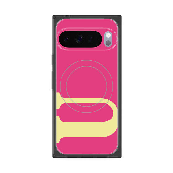 Premium Square Case with Pixelsnap［ Original - initial color - U pink ］