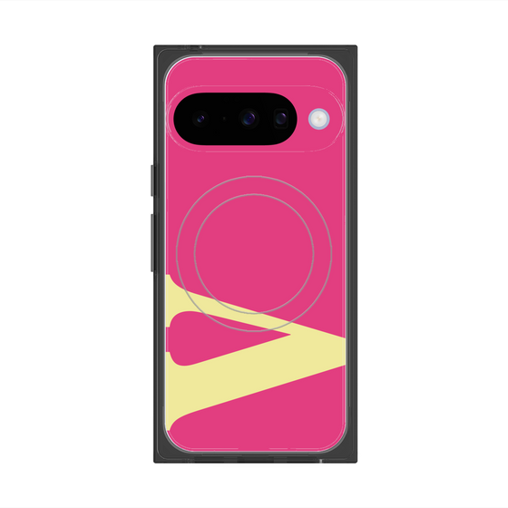 Premium Square Case with Pixelsnap［ Original - initial color - V pink ］