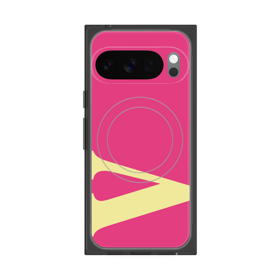 Premium Square Case with Pixelsnap［ Original - initial color - V pink ］