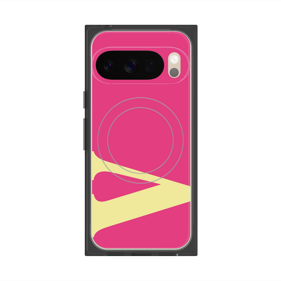 Premium Square Case with Pixelsnap［ Original - initial color - V pink ］