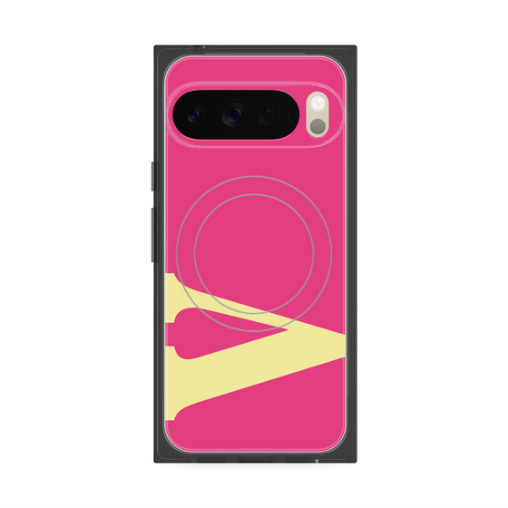 Premium Square Case with Pixelsnap［ Original - initial color - V pink ］