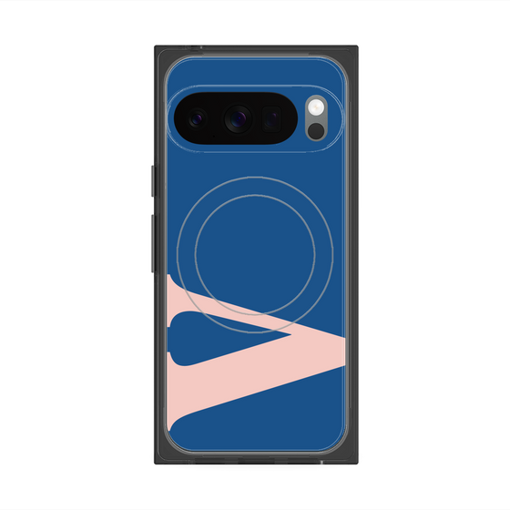 Premium Square Case with Pixelsnap［ Original - initial color - V navy ］