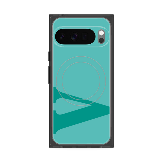 Premium Square Case with Pixelsnap［ Original - initial color - V light green ］