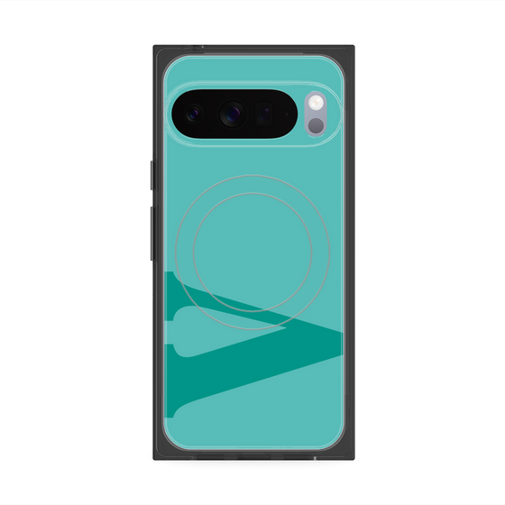 Premium Square Case with Pixelsnap［ Original - initial color - V light green ］