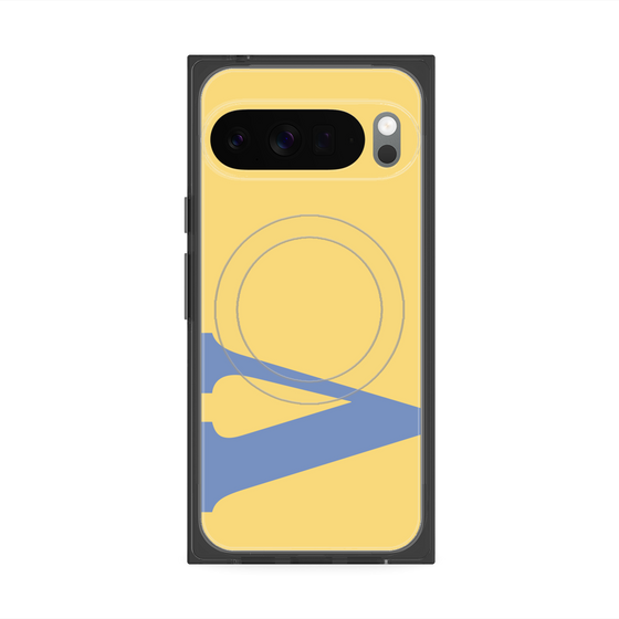 Premium Square Case with Pixelsnap［ Original - initial color - V yellow ］