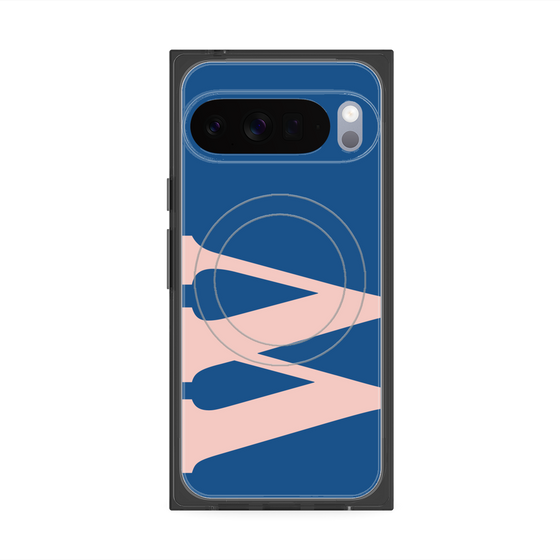 Premium Square Case with Pixelsnap［ Original - initial color - W navy ］