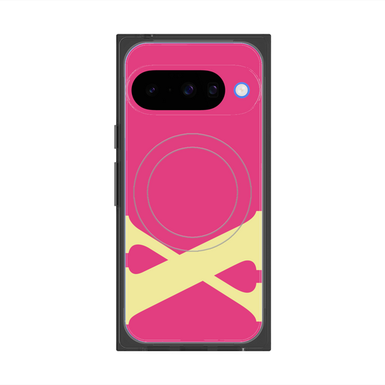Premium Square Case with Pixelsnap［ Original - initial color - X pink ］