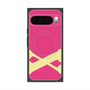 Premium Square Case with Pixelsnap［ Original - initial color - X pink ］