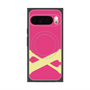 Premium Square Case with Pixelsnap［ Original - initial color - X pink ］
