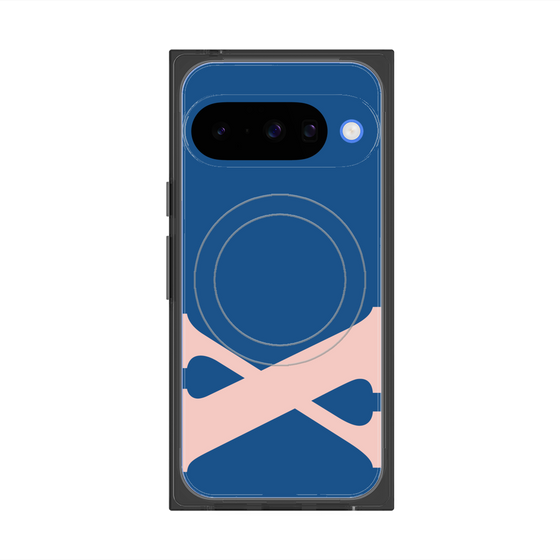 Premium Square Case with Pixelsnap［ Original - initial color - X navy ］