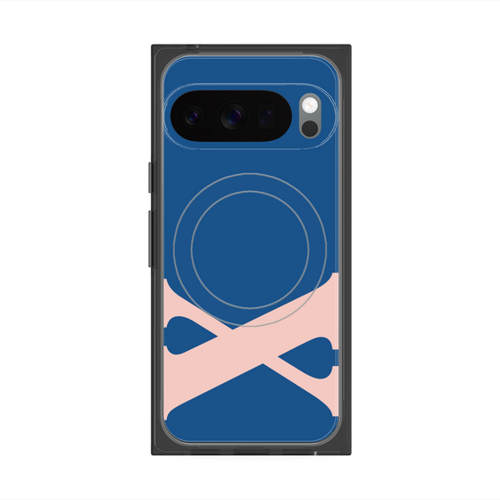 Premium Square Case with Pixelsnap［ Original - initial color - X navy ］