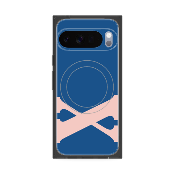 Premium Square Case with Pixelsnap［ Original - initial color - X navy ］