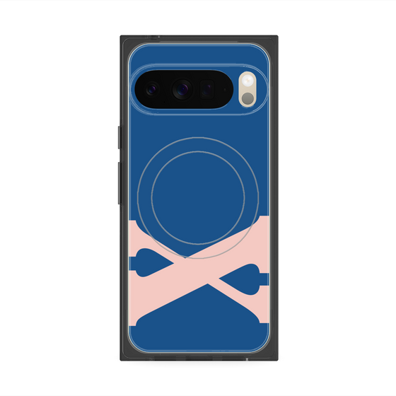 Premium Square Case with Pixelsnap［ Original - initial color - X navy ］