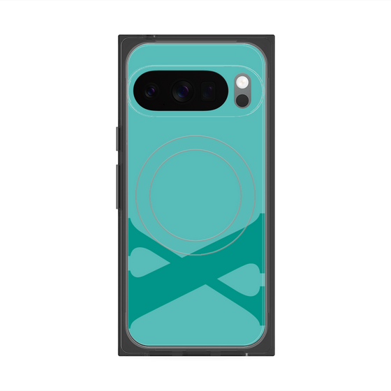 Premium Square Case with Pixelsnap［ Original - initial color - X light green ］