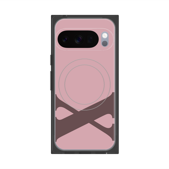 Premium Square Case with Pixelsnap［ Original - initial color - X dusty pink ］