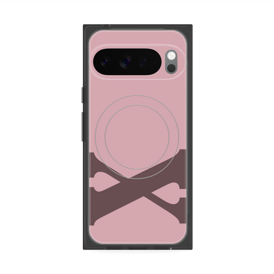 Premium Square Case with Pixelsnap［ Original - initial color - X dusty pink ］