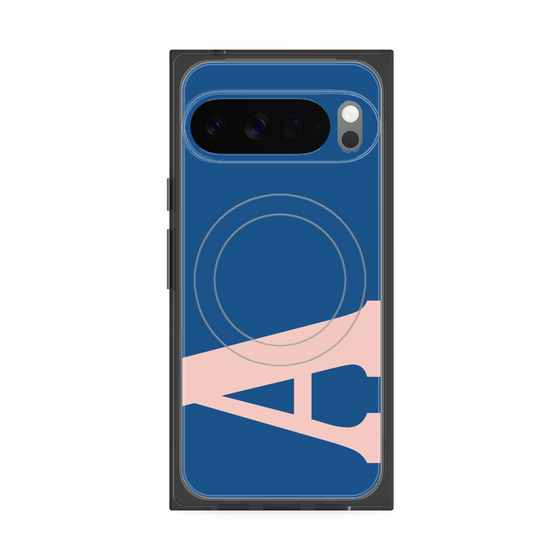 Premium Square Case with Pixelsnap［ Original - initial color - A navy ］