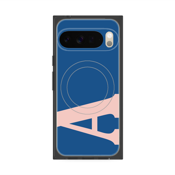 Premium Square Case with Pixelsnap［ Original - initial color - A navy ］