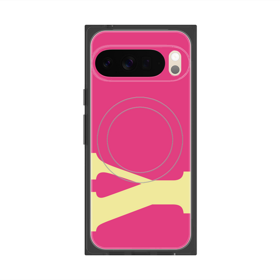 Premium Square Case with Pixelsnap［ Original - initial color - Y pink ］