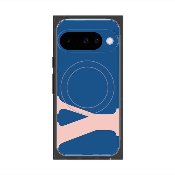 Premium Square Case with Pixelsnap［ Original - initial color - Y navy ］