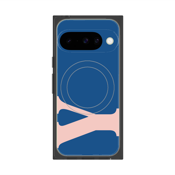 Premium Square Case with Pixelsnap［ Original - initial color - Y navy ］