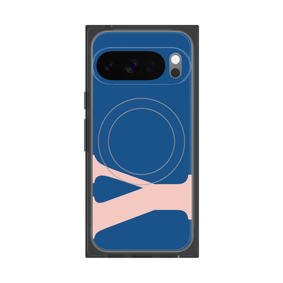 Premium Square Case with Pixelsnap［ Original - initial color - Y navy ］