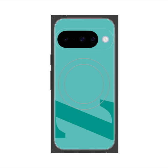 Premium Square Case with Pixelsnap［ Original - initial color - Z light green ］