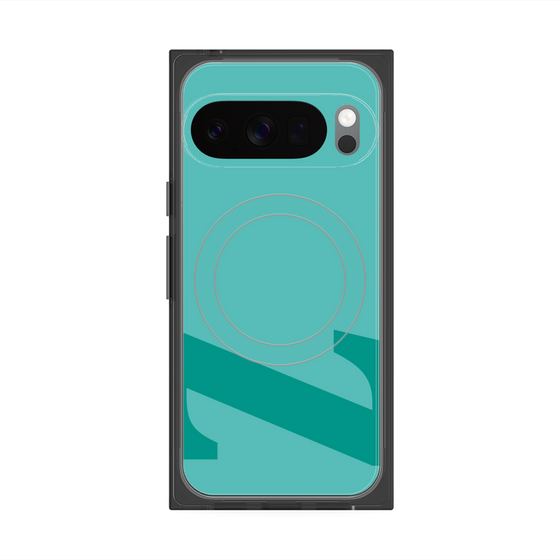Premium Square Case with Pixelsnap［ Original - initial color - Z light green ］