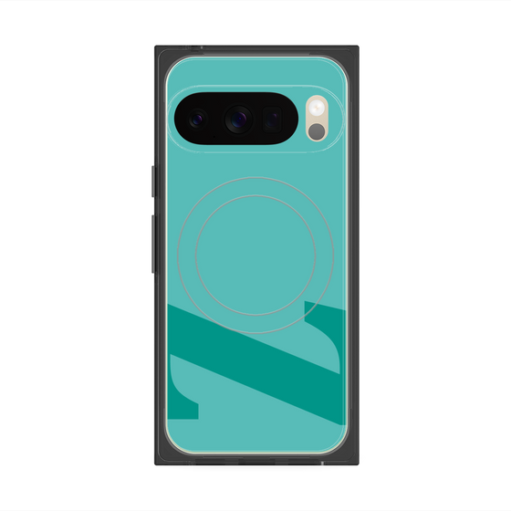 Premium Square Case with Pixelsnap［ Original - initial color - Z light green ］