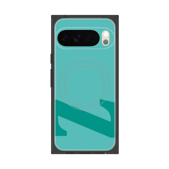 Premium Square Case with Pixelsnap［ Original - initial color - Z light green ］