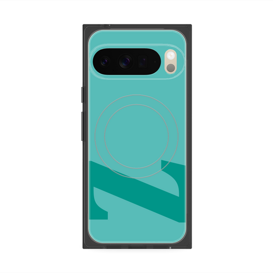 Premium Square Case with Pixelsnap［ Original - initial color - Z light green ］