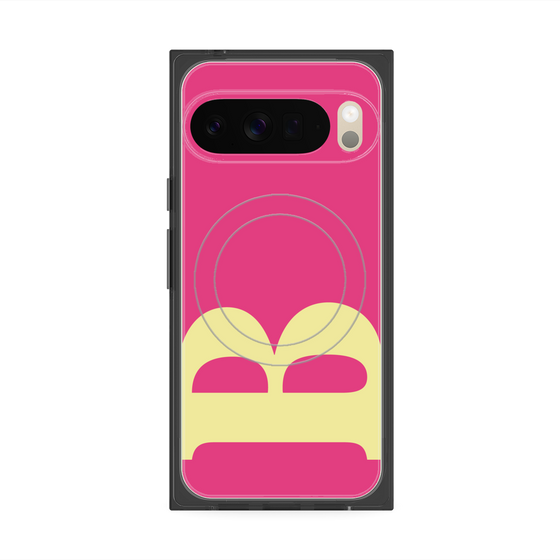 Premium Square Case with Pixelsnap［ Original - initial color - B pink ］