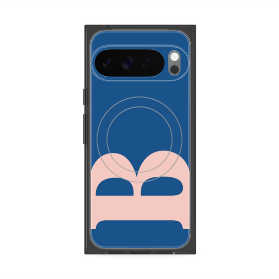 Premium Square Case with Pixelsnap［ Original - initial color - B navy ］