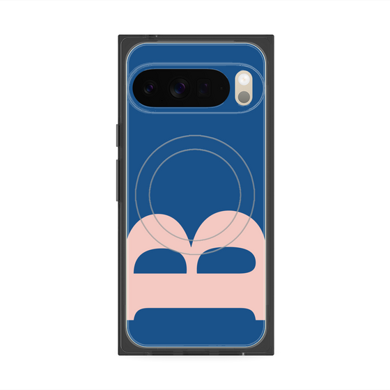 Premium Square Case with Pixelsnap［ Original - initial color - B navy ］