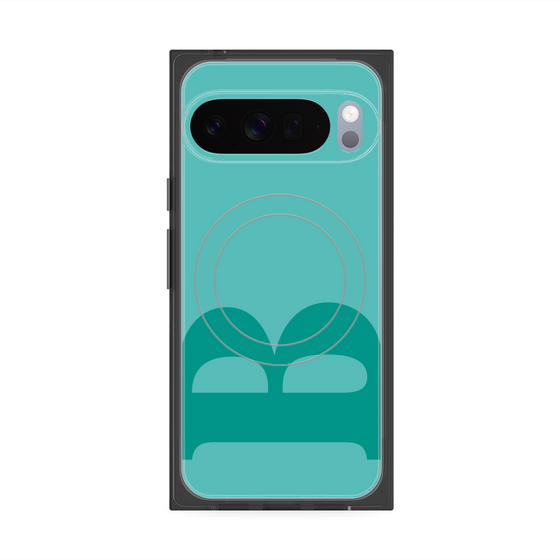 Premium Square Case with Pixelsnap［ Original - initial color - B light green ］