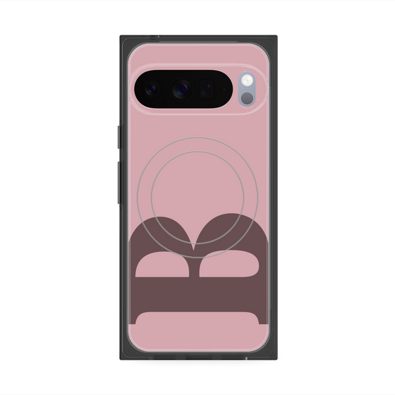Premium Square Case with Pixelsnap［ Original - initial color - B dusty pink ］