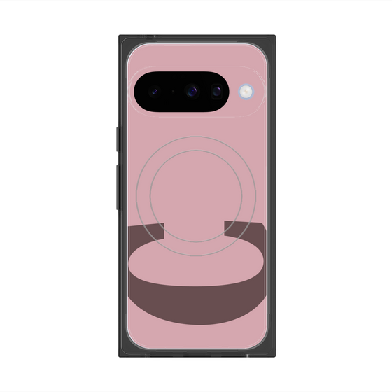 Premium Square Case with Pixelsnap［ Original - initial color - C dusty pink ］